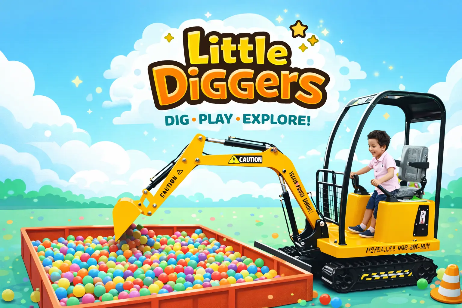LittleDiggers mini excavator